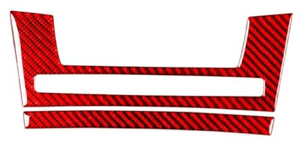 YBDFCBF Kompatibel for BMW 5 Series E60 2004 2005 2006 2007 Sitzheizung Button Panel Cover Trim Aufkleber Carbon Fiber Car Interior Zubehör(B2)