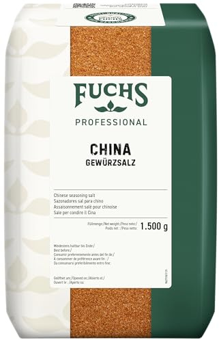 Fuchs Professional: sal para condimentar china | Especia asiática versátil | No es necesaria más salazón | Calidad profesional para consumidores a granel | 1,5 kg en bolsa reciclable