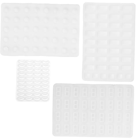 Toyvian 4pezzi Stampo in Silicone Per Mattoni Minuscoli Strumento Fai Da Te Per Tavolo Sabbia Giardinaggio e Decorazione Miniatura Kit Forniture Per Costruzione Case Delle Bambole