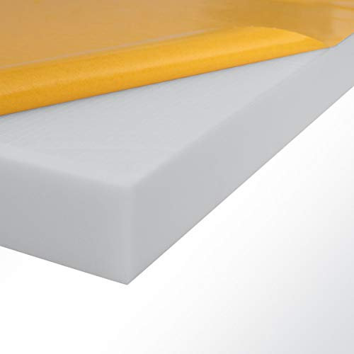 Quiet Please Schallabsorber Basotect® 100x50x8cm hellgrau selbstklebend Schallschutz Schalldämmung für Wand und Decke