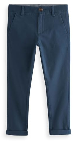 NEXT Niños Pantalones Chinos elásticos de Corte Pitillo Azul Marino francés 7 Años