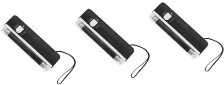 HOMSFOU 3 Pezzi Rilevatore Portatile con Luce LED e Uv con Design Compatto e Leggero per Materiali Resistenti