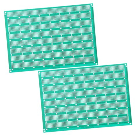 POPETPOP 2piezas Tarjeta De Circuitos Pcb Sola Cara Placa Protoboard Electrónica Para Experimentos Electrónicos De Bricolaje Para Proyectos De Control De Hornos