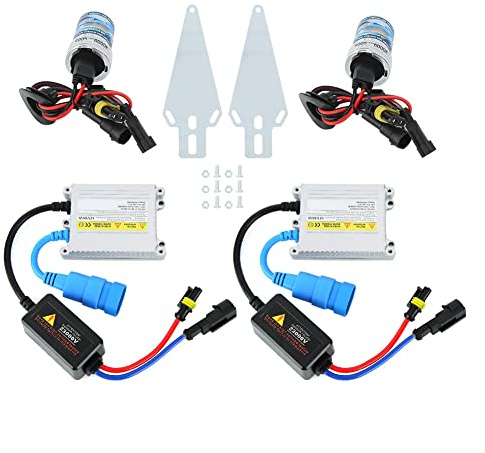 Brilluxa Ballast, 12v 55W Kit de phares Xenon, Ultra Thin Ballast 6000K, Voiture d'allumage léger en Voiture, Automotive Phitoft Remplacement