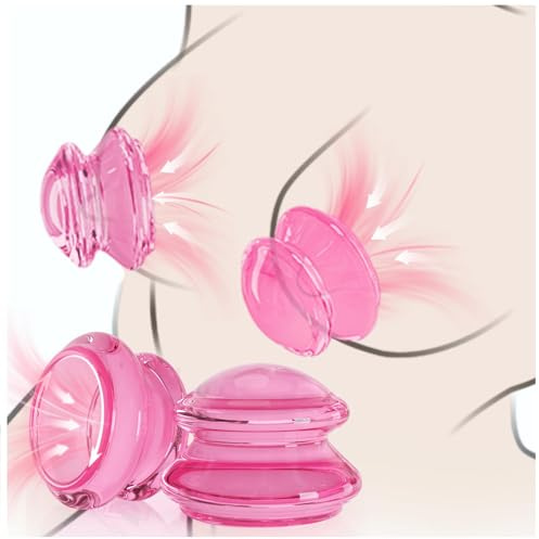 Succionadores de pezones, pinzas,Succionador de pezones rosa transparente, juguete sexual BDSM para parejas, juego sexual de succión de pezones Healexcer, estimulación sexual para mujeres (T1-H1)