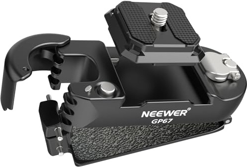 NEEWER Clip de Sac à Dos pour Appareil Photo, Attache Rapide, GP67 | Compatible avec Système PD et Plateau Arca, Verrouillage Sécurisé, Charge 10kg pour Reflex et Hybride
