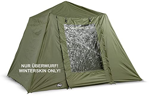 Enveloppe en cuir d'hiver Lucx® pour tente de pêche à la martre, tente de pêche à la carpe, bivouac