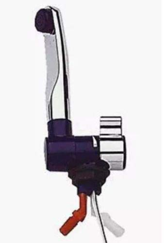 12V Automatik Mischwasserhahn warm/kalt Camping London Schwarz/Chrom Wohnmobil Spülbecken Camperausbau