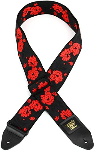 Ernie Ball Tango Rose Jacquard Guitar Strap