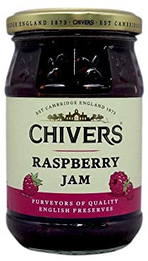 Chivers - Rasberry Jam - Mermelada de frambuesa - Origen Inglés- 340 gramos