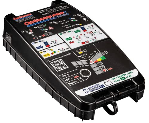 OptiMate Pro1 Duo Chargeur de batterie professionnel au plomb et au lithium