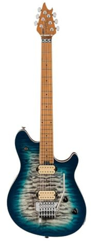 EVH Wolfgang Special QM Baked Maple Indigo Burst - E-Gitarre