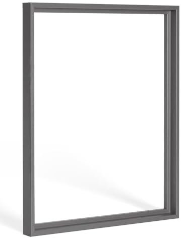 Haak Schattenfugenrahmen Lico 50x70cm Dunkelgrau Selbstmontage Bausatz DIY