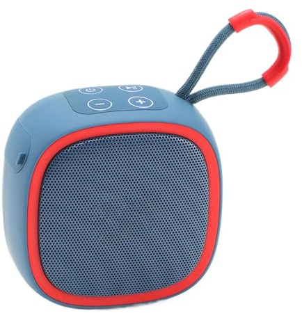 Generisch Enceinte portable sans fil compacte, étanche, 3,56 x 3,56 x 2,11 pouces, son stéréo avec poignée, gadget technique léger pour voyage, cuisine, cuisine, fête à la piscine, camping