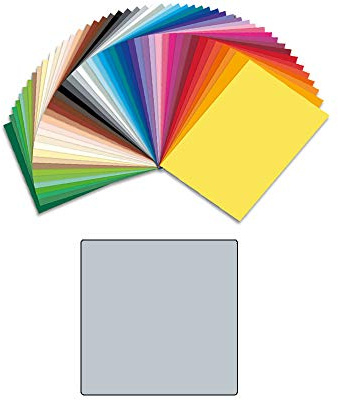 CREATIV DISCOUNT® Tonpapier 130g/qm, DIN A3, 50er Pack, Hellgrau