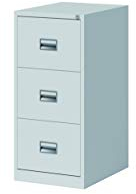 BISLEY Hängeregistraturschrank ECO, einbahnig, DIN A4, 3 HR-Schubladen, Farbe lichtgrau