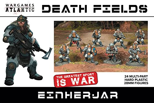 Wargames Atlantic - Dödsfält: Einherjar infanteri (24 figurer) hård plast i flera delar (hög inverkan polystyre) 28 mm figurer