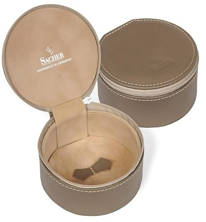 SACHER Schmuckbox Betsy nature/taupe (Leder) | Leder