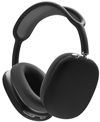 Latercase AirPods Max Hülle, Midnight, strapazierfähige, dünne Apple Airpods Max Hülle, 0,6 mm dünne Aramidfaser, präziser Laserschnitt, vollständiger Kameraschutz, rutschfeste, Matte Oberfläche,