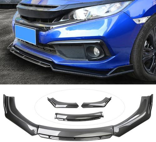 Txopaf Auto Frontspoiler, Für Audi A4 MK B9 2016-2023 FrontStoßstangen Lippe Splitter Spoilerlippe Karosserie Anti Collision Strip Dekoration