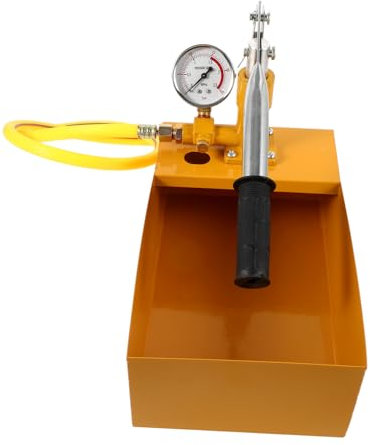 OSOLADY 25kg Pompe à Essai Hydrostatique Renforcé Testeur De Pression Manuel Avec Manomètre Pour Tuyaux Ppr Outil Compact Et Fiable Pour Résultats Précis