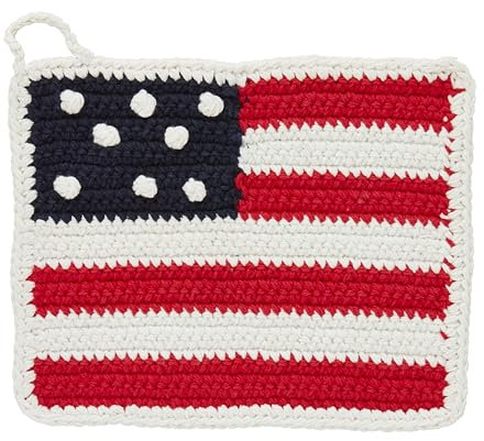 Mud Pie Set presine Americana, 20,3 x 20,3 cm, multicolore