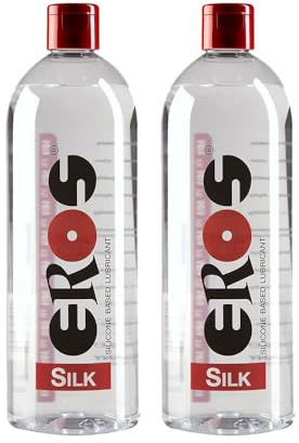 EROS SILK Silicone Based Lubricant Massagegel auf Silkonbasis - 2 x 1000 ml