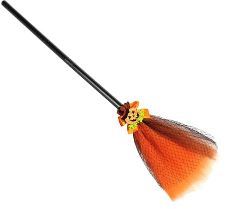 Ancsttu Scopa Da Stregas Per Halloween, 80cm Scopa Volante Per Bambini Bambini Costume Cosplay Di Halloween Accessorio Per Giochi Di Ruolo Per Cosplay