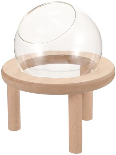 JEWEDECO Käfig Sandbadebox und Glas für Kleintiere Wie Meerschweinchen Transparente Hamsterbadewanne mit Sandleckschutz für Zuhause und Zoohandlungen