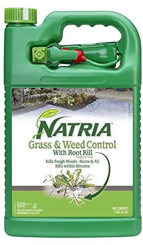 Natria 100532524 Hierba y Weed Control con Root Kill herbicida herbicida, Ready-to-Use, 1 GAL