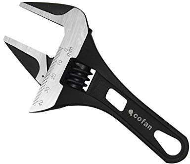 Cofan Chiave regolabile corta | Apertura ampia | Varie dimensioni e aperture | Realizzata in acciaio al cromo-vanadio