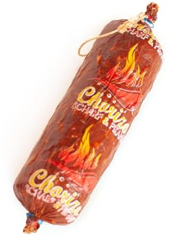 Chorizo Salami am Stück | Paprikawurst | Art Spanische Chorizo Wurst luftgetrocknet scharfe Wurst vom Bautzner Metzgermeister herzhaft rauchig durch lange Reifung