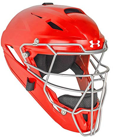 Under Armour Converge Solid Youth Baseball/Softball Catcher's Helmet