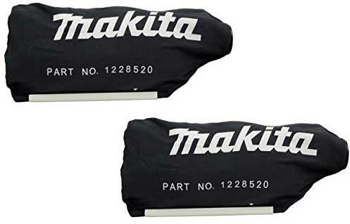 Makita 122852-0 Lot de 2 sacs à poussière de rechange pour scie à onglet BLS712, LS1013, LS1214