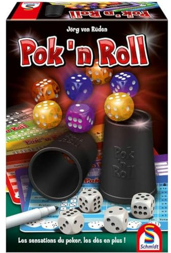 Schmidt Spiele 88307 Pok'n'Roll, Würfelspiel