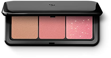 KIKO Milano Multi Finish Trio Blush & Bronzer Palette 02 | Gesichtspalette Mit 1 Bronzer Und 2 Rouges Mit Mattem Und Metallischem Finish