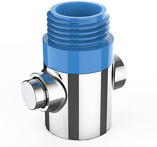 HONBOO Duschkopf Absperrventil G1/2, Duschkopf Wasserstopper für Duschkopf Brauseschlauch Gartenschlauch Universal, Chrom, 1 Stck