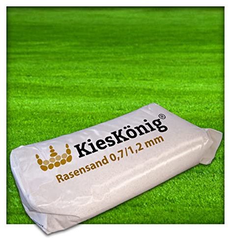 25 kg Rasensand 0,7-1,2 mm Gartensand Quarzsand Grassand Rasenpflege Wurzelaktivator Bodenverbesserung