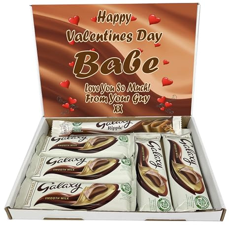 Personalised Letterbox Friendly Chocolate Gift Box Hamper – Personalised Sweet Gift for Him or Her – Perfect for Birthdays, Christmas or Any Occasion (Compatible With GALAXY)