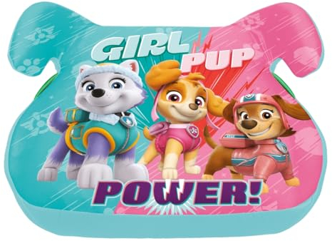 Kinder Auto-Sitzerhöhung: Paw Patrol Girls, Girl Pup Power, EC Norm 129 bunt