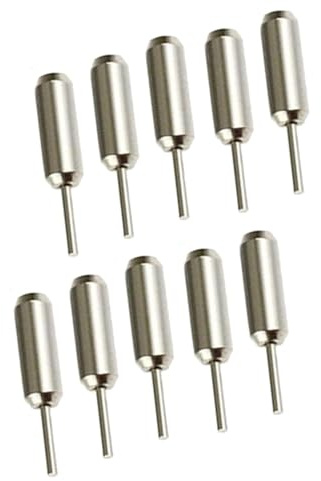 kowaku 10x Perni per rimuovere le maglie dell'orologio Strumento per rimuovere i cinturini Perni di ricambio per rimuovere i perni del cinturino
