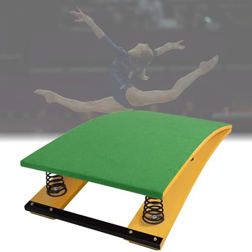 ANJIUHUI Tragbares gebogenes Gymnastik-Sprungbrett, Kinder-Gymnastik-Sprungbrett, Gymnastik-Sprungbrett-Ausrüstung für Zuhause, Spielen, Zimmer, Leichtathletik, Trainingsgruppe