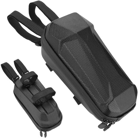 E Scooter Bag for Electric Scooter, Waterproof Scooter Bag, Front Tube Bag, 2L Large Capacity Handlebar Bag, Scooter Bag, Hard Case, Waterproof Electric Scooter Hanging Bag, Escooter Accessories