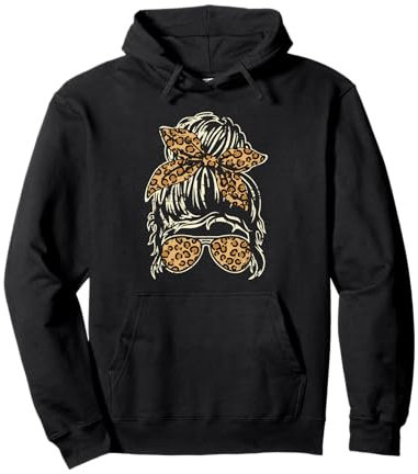 Haarknoten mit Bandana-Band und Sonnenbrille Pullover Hoodie