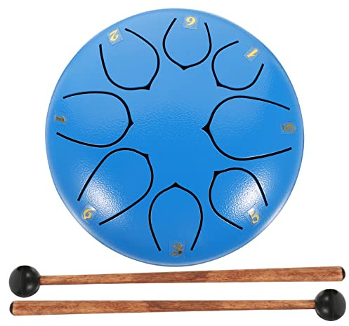 DRESSOOS Ethereal Tongue Drum Percussion Handpan Für Junge Mädchen Und Anfänger Langlebiges Leicht Zu Spielendes Musik-instrument Für Musikalische Früherziehung Und Entspannende Meditation