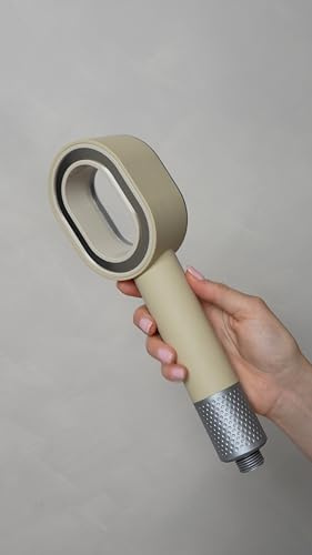 Glowxxn Filter Shower Head – Purifying Shower Head Filter for Hard Water, Limescale, Chlorine – High-Water Pressure – Carbon Fiber and Vitamin C Filtering Beads for Hair and Skin Care