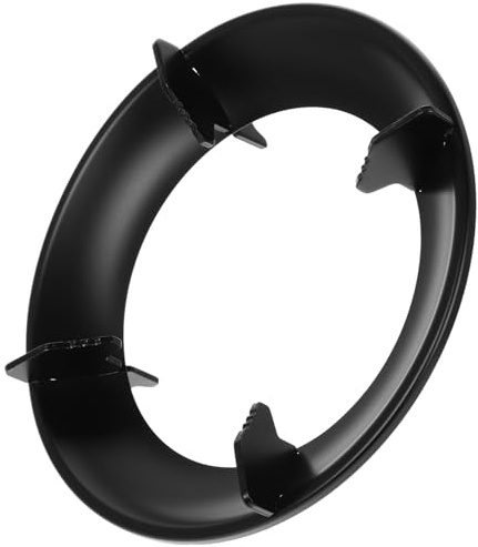 SHINEOFI Anillo Negro para Wok de Hierro, Antideslizante de Soporte Accesorio de Cocina para Estufa de Gas