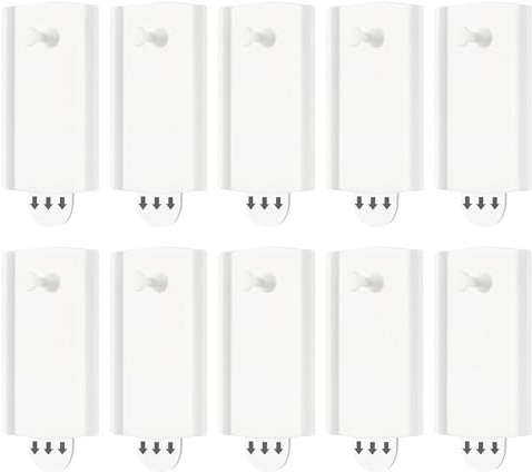 ZYEKIU 10 Piezas Cuelga Cuadros Sin Clavos, Cuelga Facil Autoadhesivo, Colgar Cuadros Sin Agujeros Desmontable, Adhesivo Pared Sin Rastro, para Colgar Fotos Tablones de Anuncios (3 × 7,5 cm)