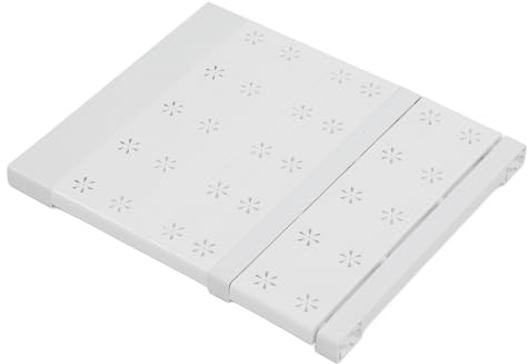 Phefop Erweiterbare Schrankregale, Stilvolles Design Verstellbarer Länge Sparsparende Versenkbare Trennregal für Schränke, Schränke, Badezimmer, Einfache Installation (31-42 cm/12,2-16,5 Zoll Länge)