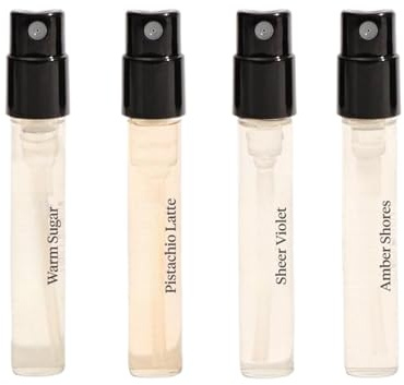 Lot de 4 brumes capillaires parfumées en spray pour femme, brume légère et rafraîchissante pour désodoriser une formule sans danger pour la peau, garde les cheveux et les oreillers sentent toute la